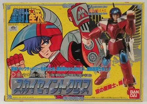 BANDAI JAPAN Saint Seiya Steel Sky Saint Croth Cross Figura 1987 Vintage - Foto 1 di 7