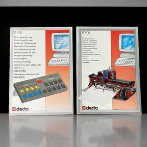 *Set of 2* Lego Dacta 9701 & 9751 Instruction Booklet Manuals 1997 Lego Group - Picture 1 of 8