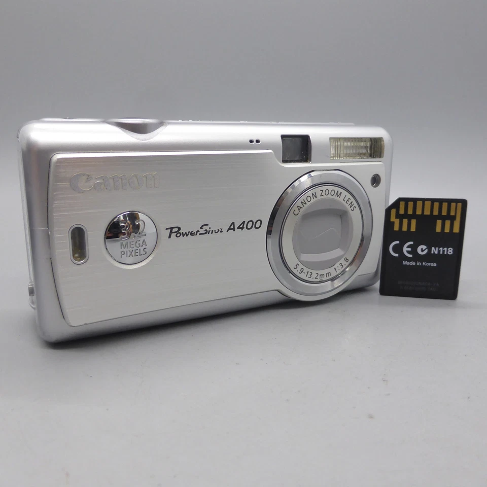 Canon Digital Camera PowerShot A400 3.2MP Silver Tested - Image 1 of 1