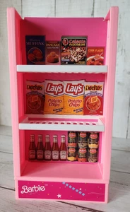 1992 Barbie "Grocery Set" Supermarket Shelf Doll Size - Picture 1 of 4