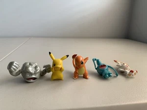 Lot Of 5 Shiny Pokémon Figure Toys Pikachu Geodude Charmander Please Read - Picture 1 of 8