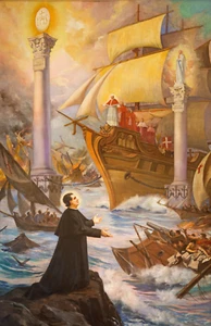 Vision des heiligen Johannes Bosco 11 x 17 Druck - Bild 1 von 1