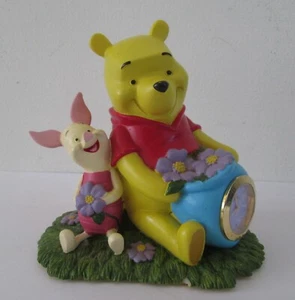 VTG Disney SIMPLY POOH "Just For You, Pooh” FIGURINE FIGURE Clock - Picture 1 of 4