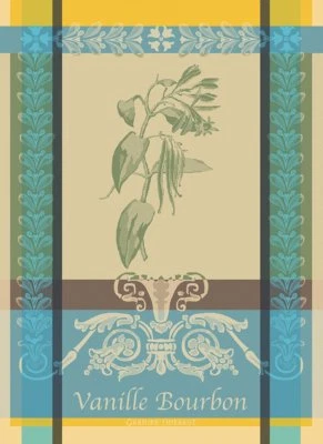 GARNIER-THIEBAUT Garnier Thiebaut French Food Kitchen Tea Dish Cotton Woven Towel Vanilla Bourbon