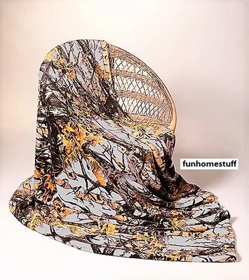 CAMO CAMOUFLAGE SOFT FLEECE THE WOODS CASHMERE THROW BLANKET TWIN 60 x 80 inch - Image 1 of 4