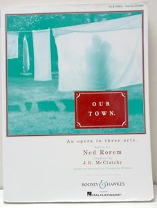 Our Town by Ned Rorem, piano/vocal score opera - Picture 1 of 8