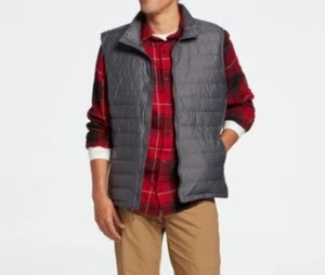 Alpine Design Mens Vest Sequoia Ridge Puffer Down Feather Gray Small - Picture 1 of 9