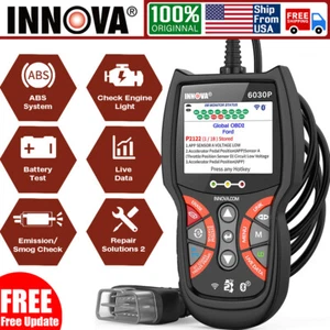 INNOVA 6030P ABS Escáner Comprobar Motor Luz Batería OBD2 Lector de Código Diagnóstico - Imagen 1 de 9