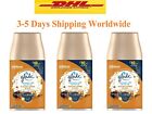 3X  Glade Automatic Refill Air Freshener With Elegant Amber &Oud Scent 9 oz Each