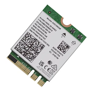 WiFi 6E AX5400 M.2 Module Supports MU-MIMO, 1024-QAM For Intel AX210NGW - Afbeelding 1 van 14