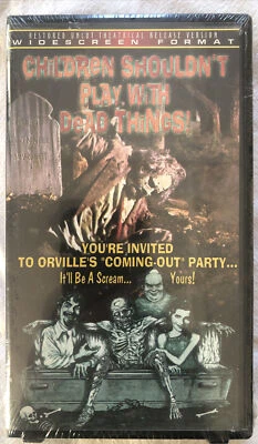CHILDREN SHOULDN’T PLAY WITH DEAD THINGS -VHS- Rare VCI Home Video New/Sealed - Image 1 of 4