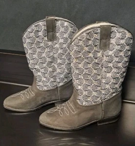 Lavorazione Artigiana Cowboy Boots Girls Size 27 ( 10 Y ) New - Picture 1 of 10