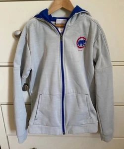 Hoodie boys cubs baseball zip up medium 10/12 - Picture 1 of 5