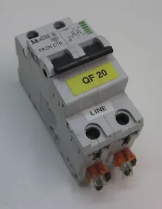 Klockner Moeller FAZN C16-2 Circuit Breaker, 2-Pole, 16A - Picture 1 of 3