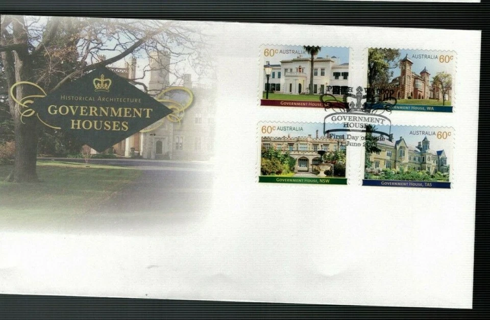 2013 Architecture - Government Houses First Day Cover FDC - Image 1 of 1