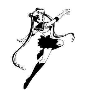 Sailor Moon Usagi Tsukino/Serena decal sticker for car/truck laptop window - Picture 1 of 1