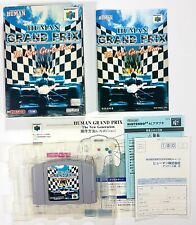 Nintendo 64 Human Grand Prix The Nueva Generación Jap Ntsc Ovp Cib Fórmula Uno