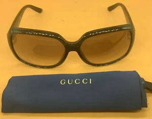 GUCCI PLASTIC BROWN GG3622 F/ S MADE IN ITALY 61-15 130 FASHION SUNGLASSES - Picture 1 of 8