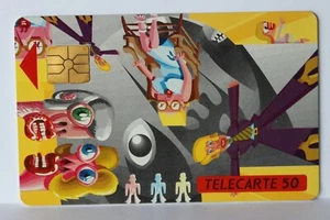 Télécarte privée D470 ART PLASTIQUE – Avant musée GEM 50U 1990 Luxe - Picture 1 of 2