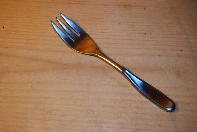 The Main Course 18/8 Stainless TYSONS 6-7/8" Three Tine Salad Fork - Korea - Image 1 of 4