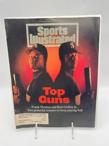 Sports Illustrated  Ken Griffey Jr  Frank Thomas August 8 1994 Sox Mariners - Picture 1 of 3
