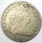 1800 Draped Bust Silver Dollar $1 Coin Dotted Date - Fine Details (Plugged)