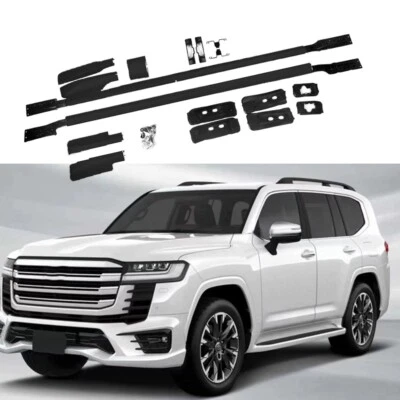 2PCS Roof Rail Fits For Toyota Land Cruiser J300 LC300 2021-2025 Cargo Carrier - Image 1 of 4