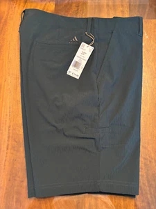 NWT MEN'S ADIDAS TEXTURE SHORTS, SIZE: 35, COLOR: SHADOW GREEN (M30) - Picture 1 of 2
