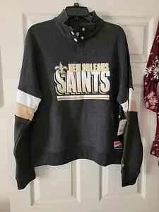 New Orleans Saints Women's Medium Sweatshirt NWT by New Era NFLteam Apparel $61 - Picture 1 of 14