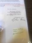 Autograph Elaine Malbin American Soprano Of International Fame Signed Letter X13