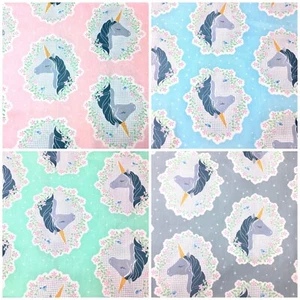 CLEARANCE 1/2Metre SALE Unicorn Toss Sewing Home Decor Quilting Fabric SALE - Bild 1 von 13