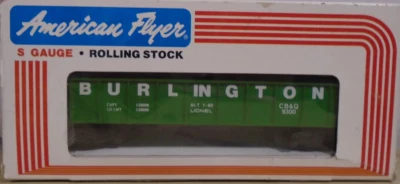 American Flyer# 4-9300 S-Gauge Burlington Northern Gondola New in Box - Image 1 of 3