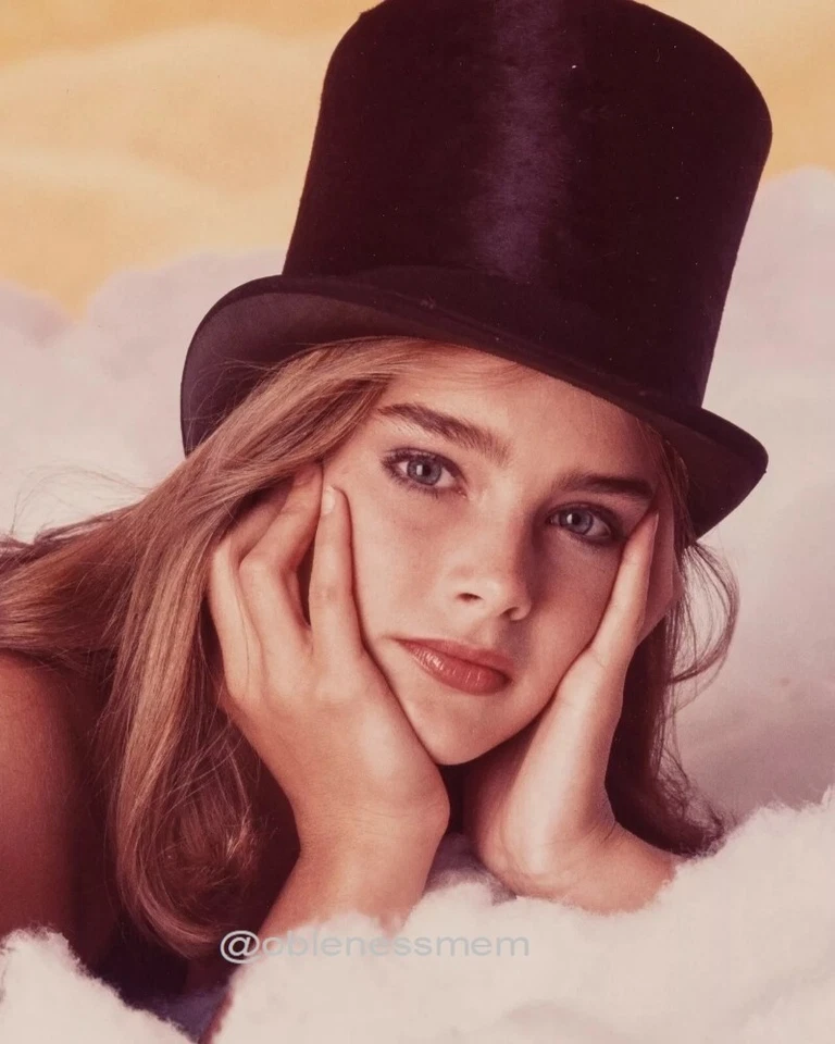 FOTO BRILLANTE 8x10 Brooke Shields impresión fotográfica años 80 80  Foto 1 de 1
