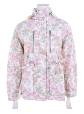 Chaqueta para mujer Converse Utility F2 con capucha rosa crema blanco 10006842-A02 Foto 1 de 4