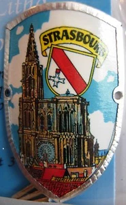 Strasbourg France New Shield Hiking Badge Stocknagel Medallion G9839 - Picture 1 of 2