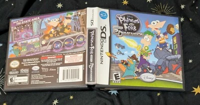 Disney Phineas and Ferb: Across the 2nd Dimension [Nintendo DS - CIB - Probado] Foto 1 de 2