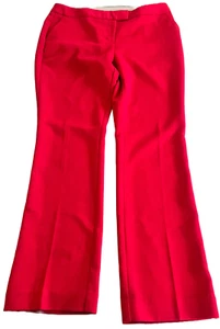 Pantalones de vestir Worthington para mujer 10P calce moderno rojos - Imagen 1 de 4