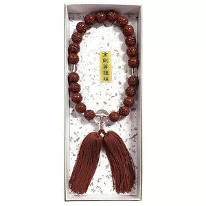 OJUZU Preghiera Meditazione Zen Buddista Bodhi Marrone con Nappa/Made in Japan - Foto 1 di 6
