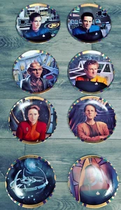 1994 Star Trek: Deep Space 9 Hamilton Collection Limited Edition 8 Plate set VG+ - Imagen 1 de 6