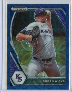 Caleidoscopio Panini Prizm 2021 Draft Picks Prizms azul marino #21 Jordan Wicks/15 - Imagen 1 de 1
