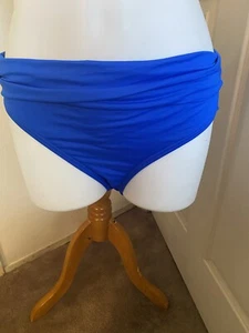 Swim Systems Blue Bikini Bottom Size M (26-28" waist; 37-39" hips NWOT - Picture 1 of 5