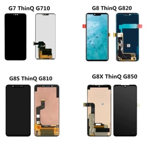 LCD Display Touch Screen Black lot For LG G7 ThinQ G8s G8X G710 G810 G820 G850 - Picture 1 of 10