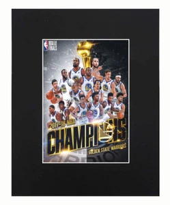Golden State Warriors 2018 NBA Champions Art Print Picture Matted 8"x10" - Picture 1 of 5