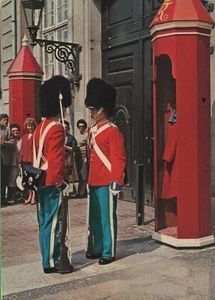 Postcard Amalienborg Royal Palace Copenhagen Denmark Changing of Guard 1979 - Picture 1 of 5