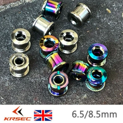 KRSEC Bike Chainring Bolts Single/Double/Triple Speed Chainwheel Screws Crank UK - Image 1 of 4