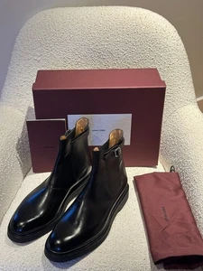 John Lobb Brixton Chelsea Black Leather Boots Norweger UK 10,5 EU 44,5 - 1.650£ - Bild 1 von 10