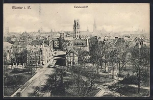 Münster / Westfalen, Totalansicht, Ansichtskarte 1917 - Picture 1 of 2