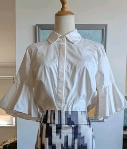 Amur Label 100% Cotton Blouse Like New - Picture 1 of 9