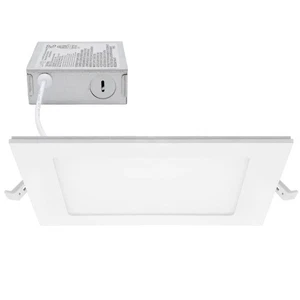 GreenLux 6-in 14w LED Square Slim Downlight 5000K Daylight 120v Dimmable - Picture 1 of 4