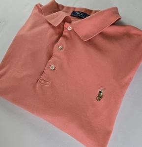 Polo Ralph Lauren 2XB Polo / Golf Shirt Big 2XL Peach Soft Touch Pony - Bild 1 von 11